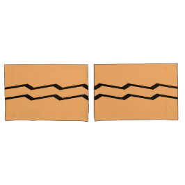 Funda De Cojín Juego de almohadillas de Naranja ligero con agua g