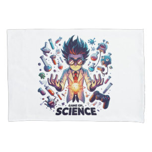 Funda De Cojín Juego de Poción Química, Tema de Ciencia