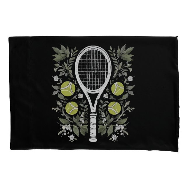 Funda De Cojín Jugador de tenis (Anverso)