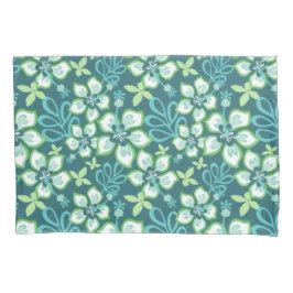 FUNDA DE COJÍN JUNGLE SURF (COMBO VERDE AZULADO)