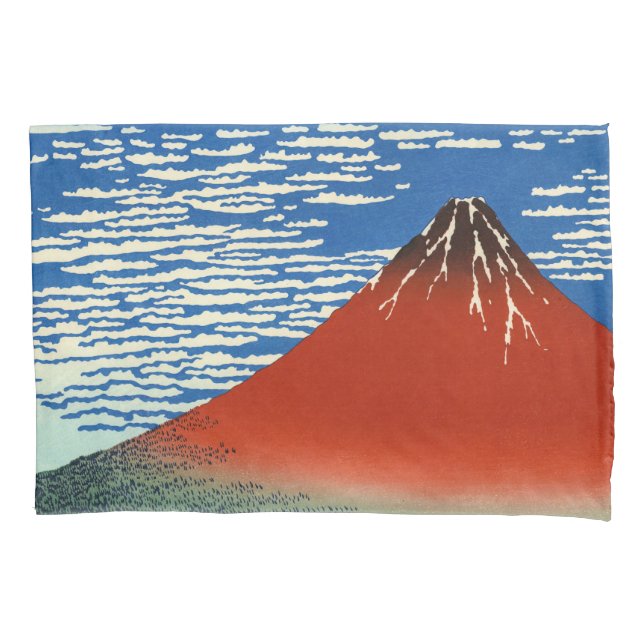 Funda De Cojín Katsushika Hokusai - Buen Viento, Buenos Días (Anverso)