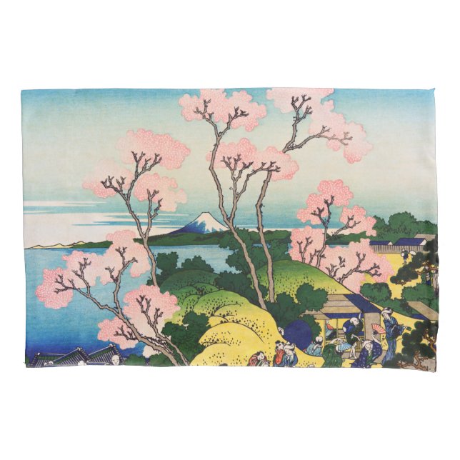 Funda De Cojín Katsushika Hokusai - Gotenyama, Tokaido, Shinagawa (Anverso)