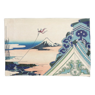 Funda De Cojín Katsushika Hokusai - Templo Asakusa Honganji, Edo
