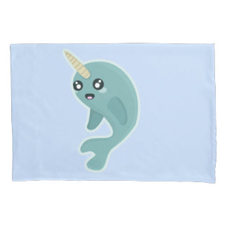 Funda De Cojín Kawaii narwhal