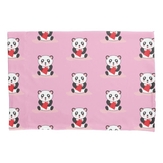 Funda De Cojín Kawaii Panda Plush Blanket para niños (Anverso)