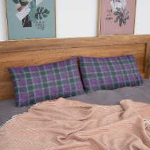 King Size Purple & Green Plage
