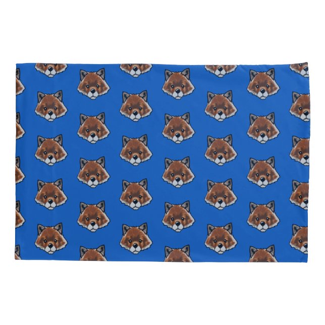 Funda De Cojín KiniArt Cute Fox (Reverso-Izquierdo)