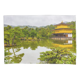 Funda De Cojín Kinkaku-ji O Pabellón Y Estanques De Oro, Kioto