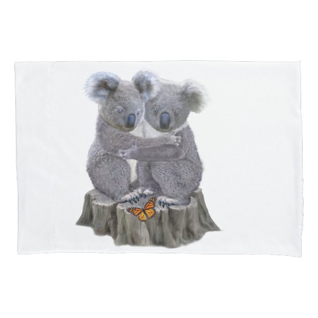 FUNDA DE COJÍN KOALA HUGGIES DEL BEBÉ (Anverso)