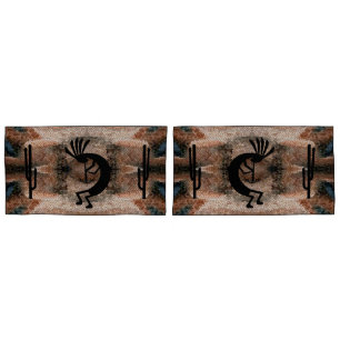 Funda De Cojín Kokopelli Desierto del Sudoeste