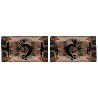 Funda De Cojín Kokopelli Southwest Desert Mosaic King Set