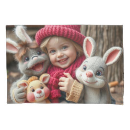 Funda De Cojín Kuschelfreunde im Herbstzauber