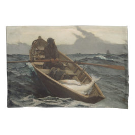 Funda De Cojín La advertencia de niebla (de Winslow Homer)