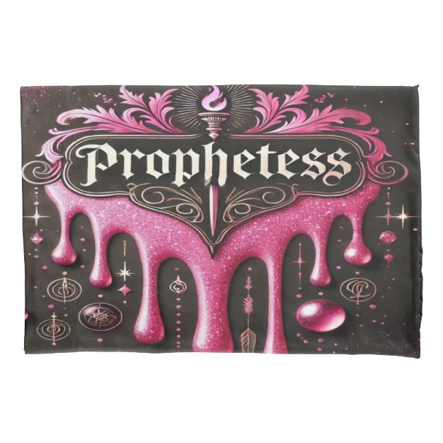 Funda De Cojín La almohada de la "Profetisa": Descansa con el pro (Anverso)