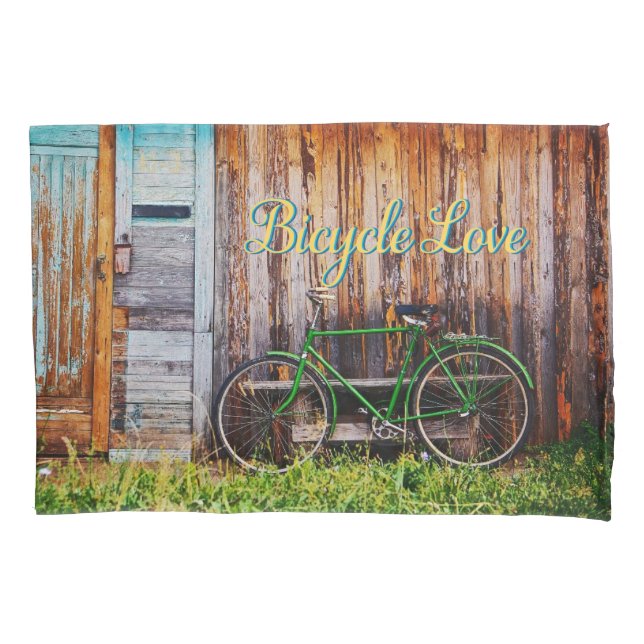 Funda De Cojín La Bicicleta Verde 1 (Anverso)