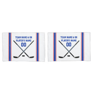 Funda De Cojín La caja personalizada de la almohada del hockey