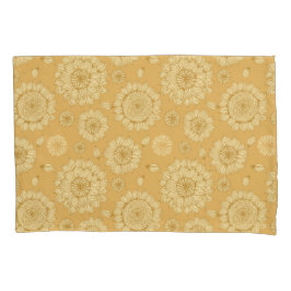 Funda De Cojín La calma del sol II en un ámbar cálido