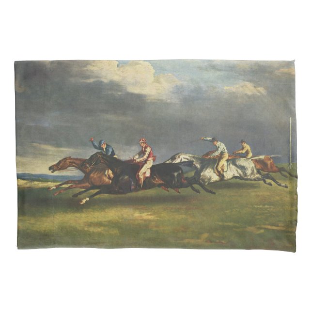Funda De Cojín La carrera de caballos Epsom Derby (Anverso-izquierdo)
