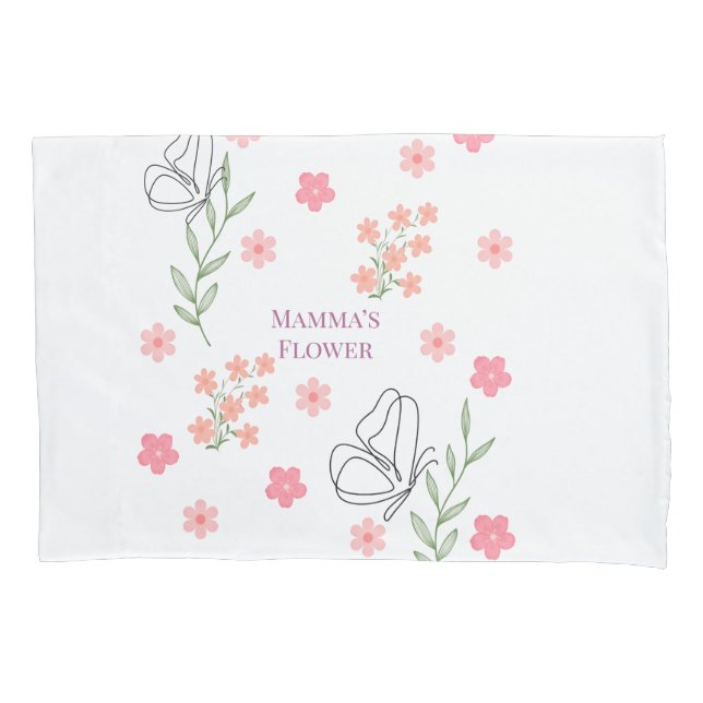Funda De Cojín La flor de mamá (Anverso)