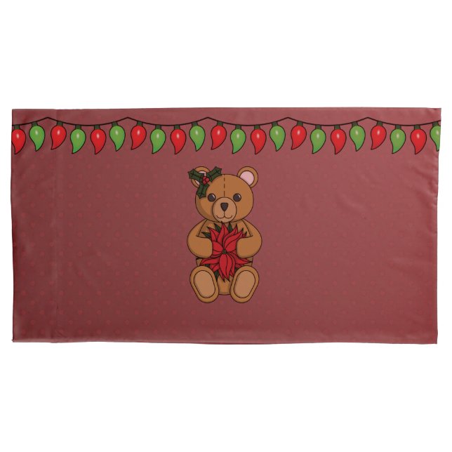 Funda De Cojín La fundición de regalo de Teddy (Anverso)