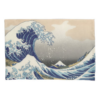 Funda De Cojín La gran ola de Kanagawa Hokusai