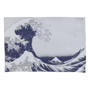 Funda De Cojín La gran onda de Kanagawa (神奈川沖浪裏)
