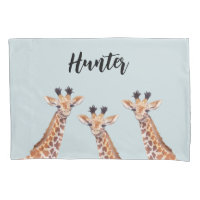 La jirafa del bebé lindo personalizada