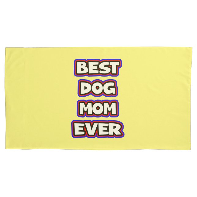 Funda De Cojín La mejor mamá del perro (Anverso-izquierdo)