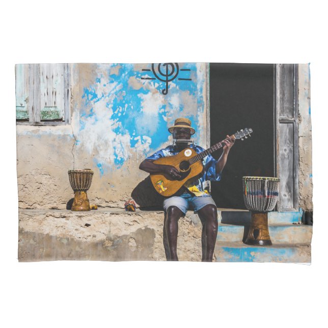 Funda De Cojín La música es la medicina de la mente (Anverso)