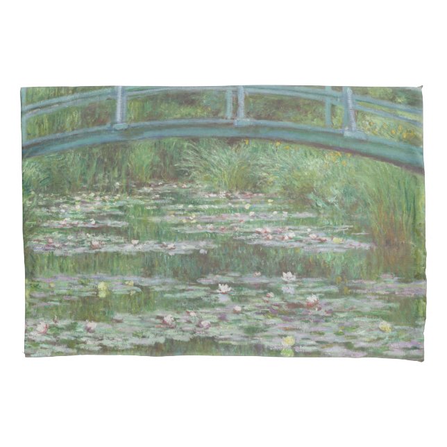 Funda De Cojín La pasarela japonesa de Claude Monet (Anverso)