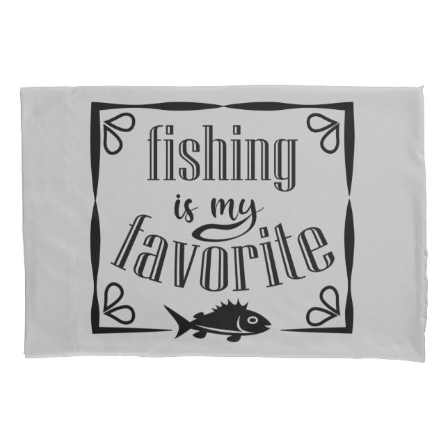 Funda De Cojín La pesca es mi cita favorita (Anverso)