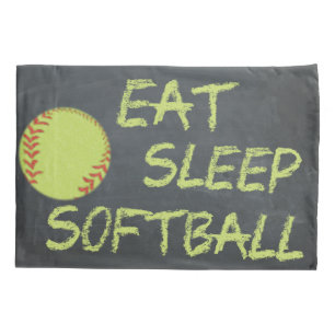Funda De Cojín La pizarra come softball del sueño