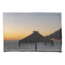 Funda De Cojín La puesta de sol en la playa