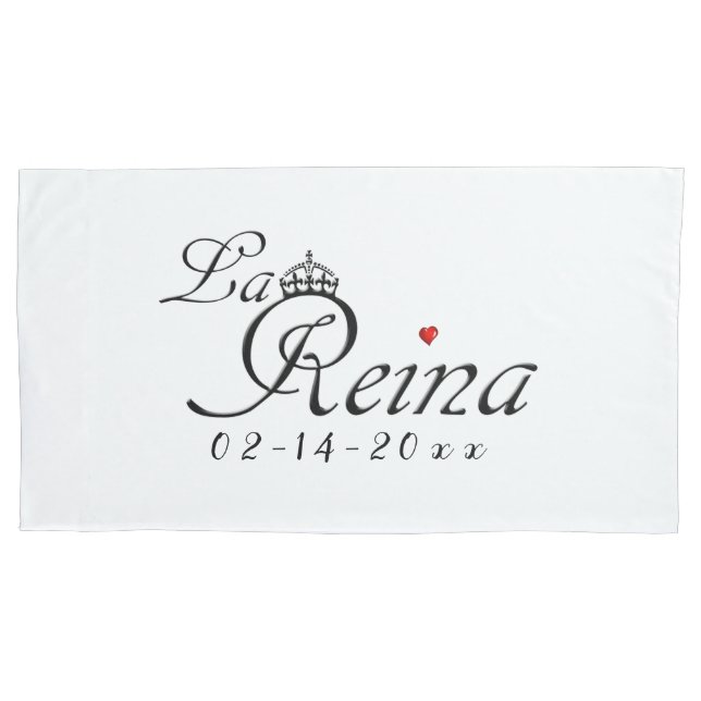 Funda De Cojín La Reina - Reina coronada (Anverso)