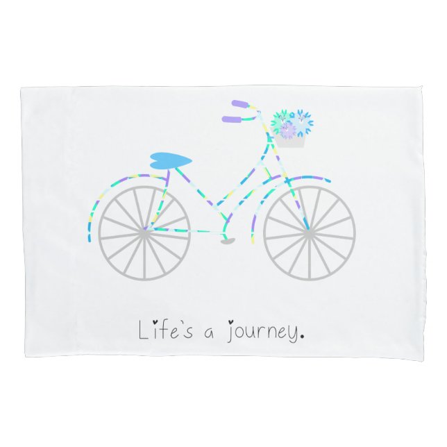 Funda De Cojín La vida es un viaje. (Anverso)