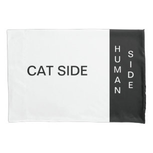 Funda De Cojín Lado del gato, Funda del cojín lateral humano