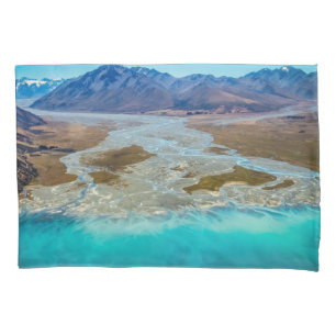 Funda De Cojín Lago Tekapo y Alpes del Sur, Nueva Zelandia