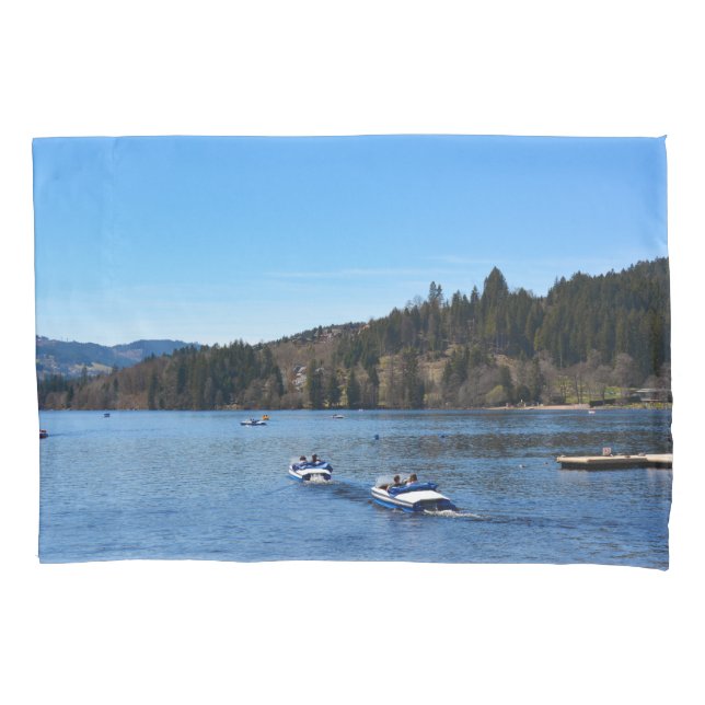 Funda De Cojín Lago Titisee en la Selva Negra (Anverso)