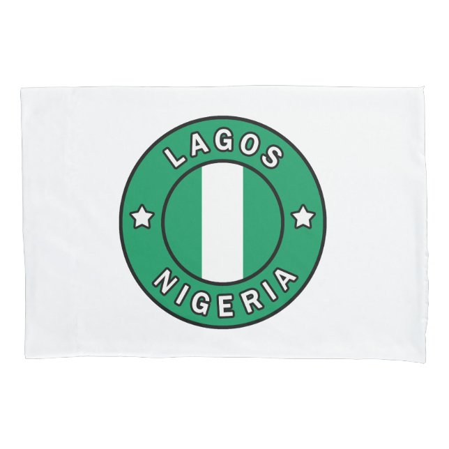 Funda De Cojín Lagos Nigeria (Anverso)