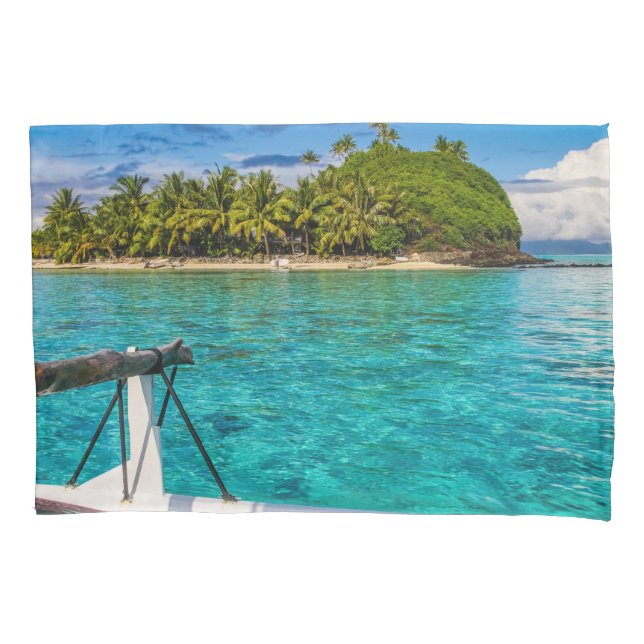 Funda De Cojín Laguna de Bora Bora (Anverso)