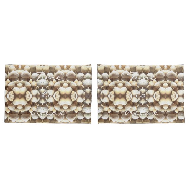 Funda De Cojín Las conchas marinas románticas tema de verano (Reverso-Set)