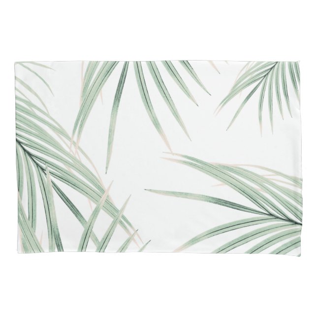 Funda De Cojín Las hojas de palmera verdes sueñan #3 #decoración  (Anverso)