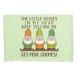 Funda De Cojín Las voces de Littles consiguen más gnomos