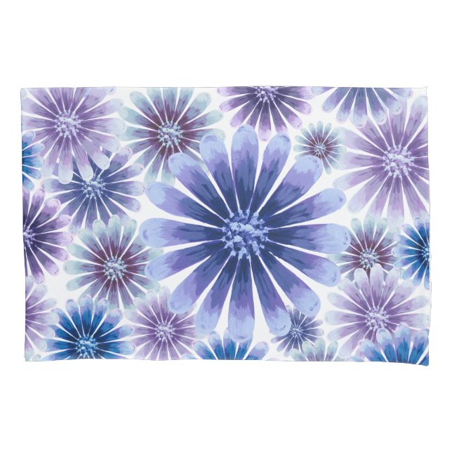 Funda De Cojín Lavender Floral Pillowcase (Anverso)