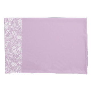 Funda De Cojín Lavender Paisley Pillowcase