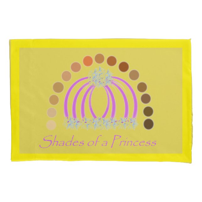 Funda De Cojín LavishlyOn Shades De Una Princesa Compuesta De Arc (Anverso)