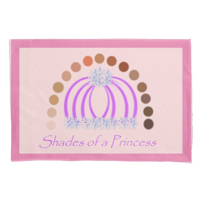 Funda De Cojín LavishlyOn Shades De Una Princesa Compuesta De Arc (Anverso)