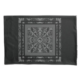 Funda De Cojín Lazo cerámico Negro