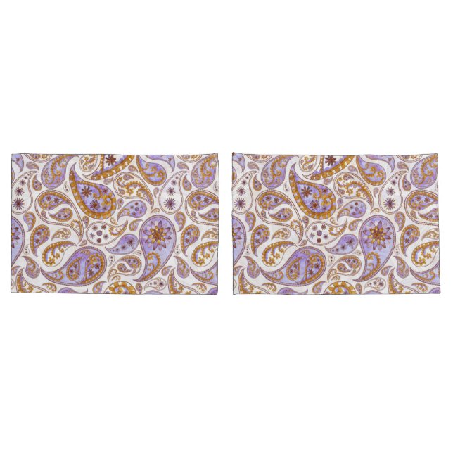 Funda De Cojín Leaf Pattern Pillowcases – Cozy Fall Geometric Bed (Reverso-Set)