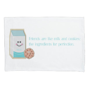 Funda De Cojín Leche y galletas